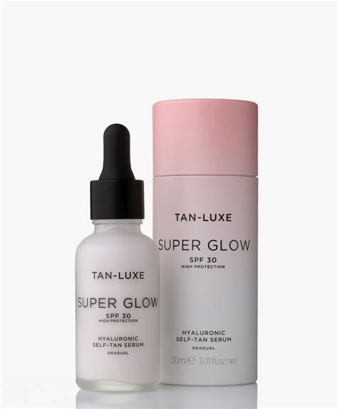 super glow tanning serum.